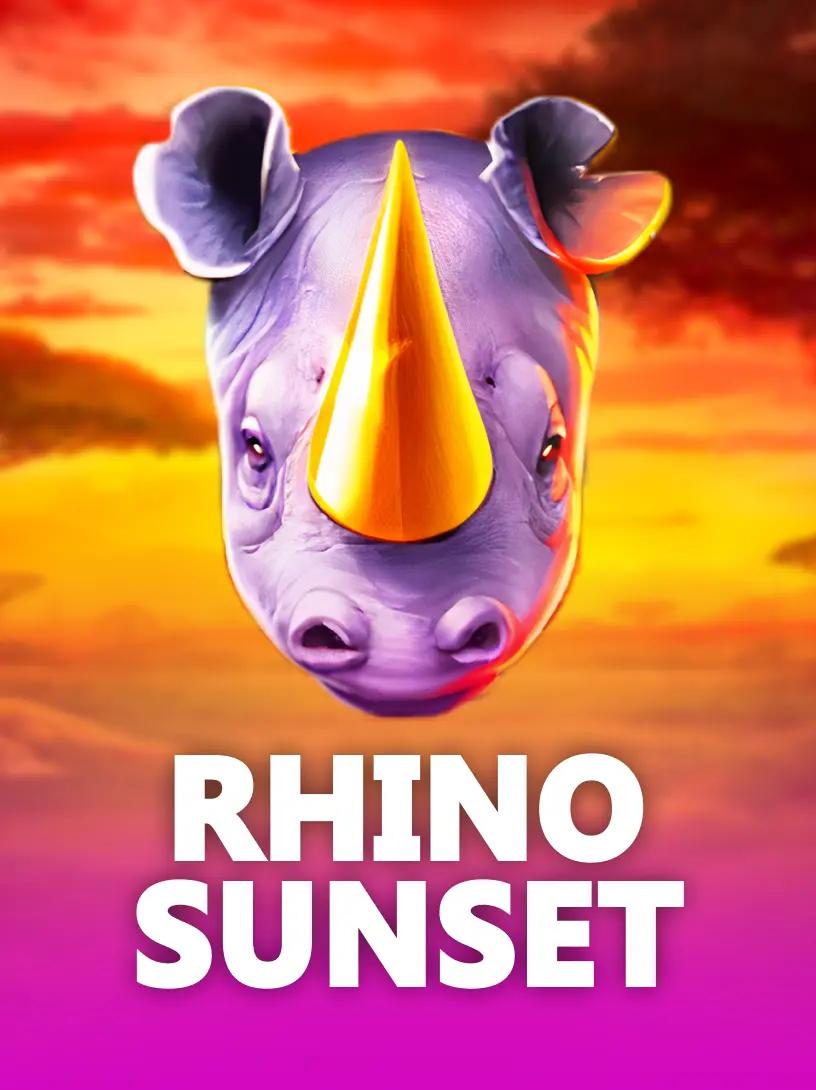Rhino Sunset